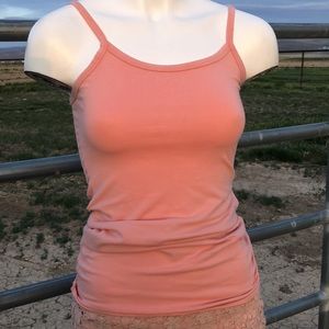 BKE coral colored tank top
